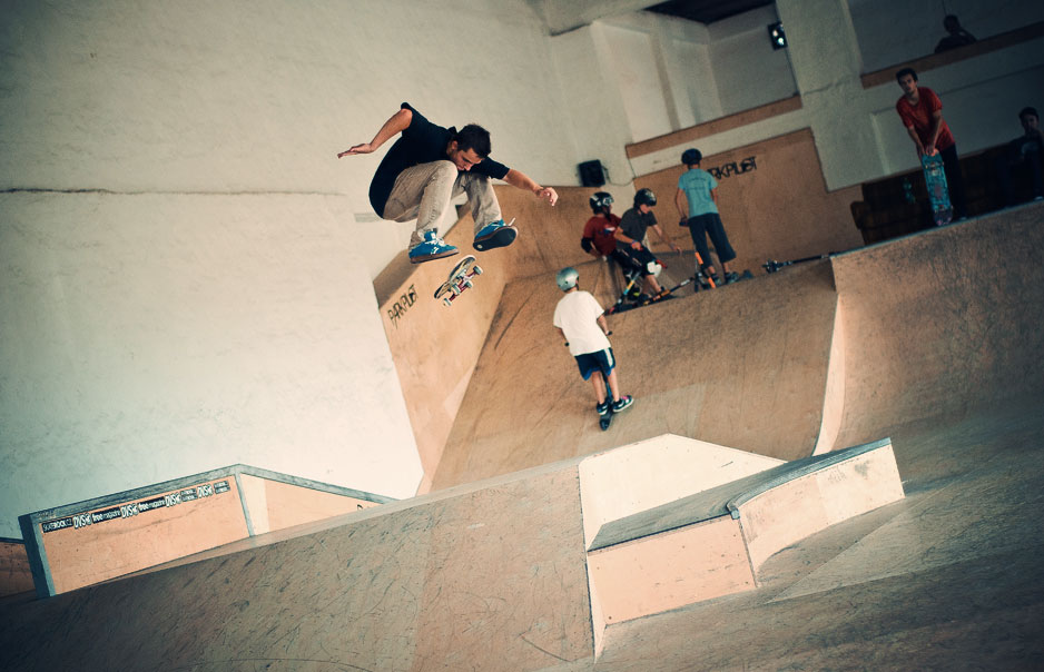 pepek---hardflip Pepa Košťál a huge hardflip. / foto: Vašek Žalud