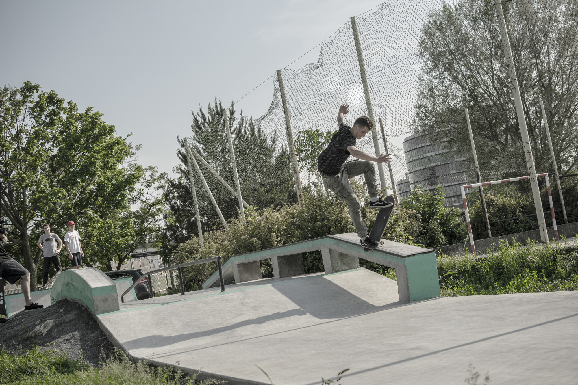David Štefánik frontside nosebluntslide.