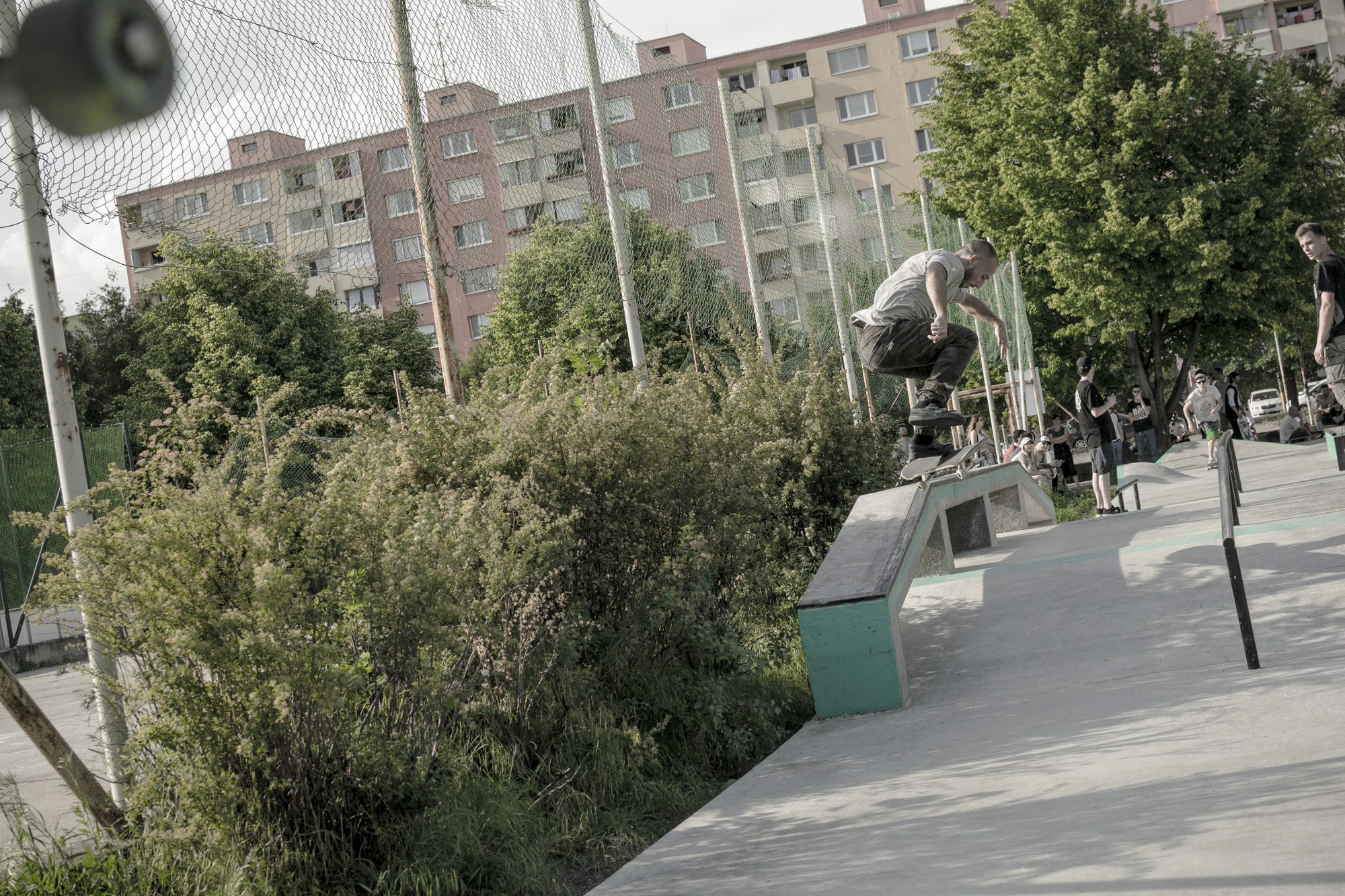 Richi Eliáš kickflip backside tailslide.