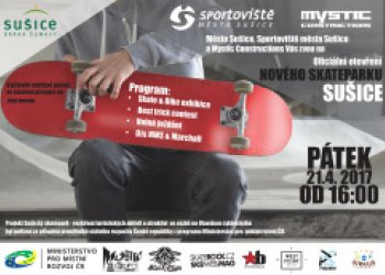 Otevření nového skateparku v Sušici