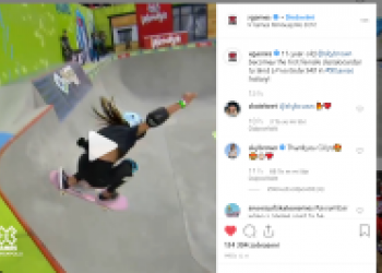 V 11 letech první ženou s odjetou fs 540 na XGames