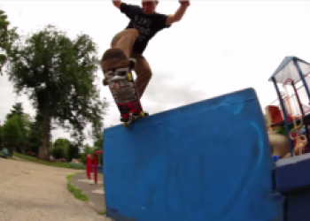 Flow rider Joey O’Brien skejtuje jak profík