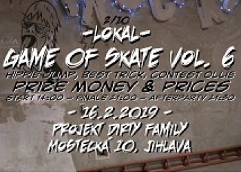 "Lokal Game of Skate Vol. 6" zítra v Jihlavě