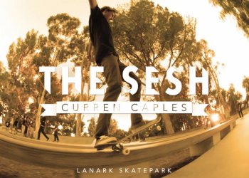 Curren Caples řádil s kámošema v Lanark skateparku