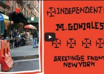 Mark Gonzales zdraví z New Yorských ulic