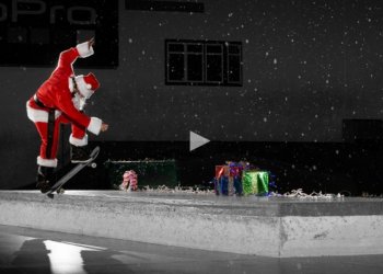 Santa Claus obdařil celou zídku v Berrics