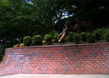 Dalton Dern a jeho 540 Brick Quarter Pipe 