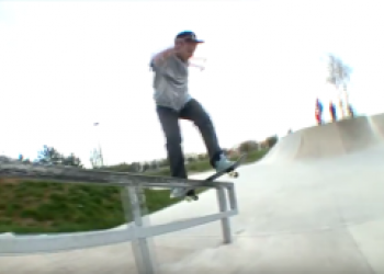 David Píšek natočil edit v Budweis skateparku