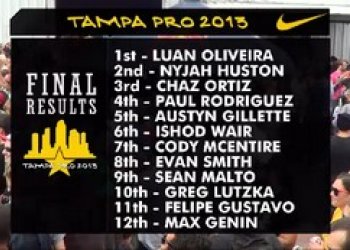 Luan Oliveira vyhrál Tampu pro 2013