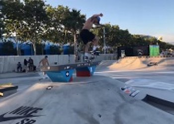 Marek Knytl a David Luu na vejletě v Barceloně