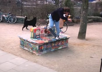 Niklas Speer ve svém novém street partu pro Lobby Skateshop