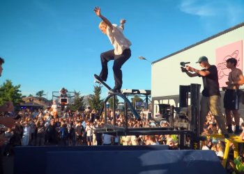 Obrovskej skejtovej mejdan nabídl holandskej skatepark Pier 15