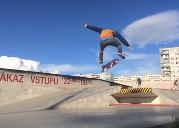 Tomáš Vintr zabil třinácti triky skatepark v Řepích