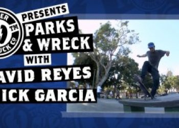 Reyes a Garcia osladili Cherry park bezva skateboardingem
