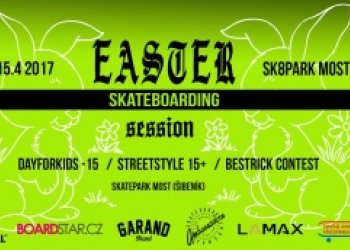 Easter skate session už tuhle sobotu
