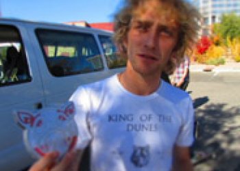 Daniel Lutheran v reklamě na Pig wheels