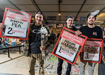 Mistrem ČR ve skateboardingu 2016 je Maxim Habanec a Martin Jurášek