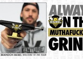Brandon Biebel od teď grinduje trucky Venture