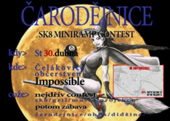 Čarodějnickej Sk8 Miniramp Contest v ČeLA!
