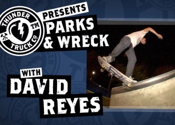 David Reyes na skok ve Westchester parku