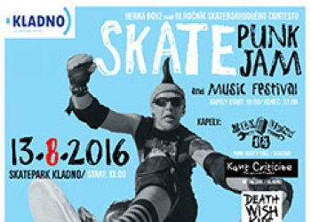 Třetí ročník Skate PUNK Jam 2016 & Music Festival už příští sobotu 