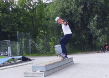 Kamil Zajíček v povedené skatepark montáži z Rakouska