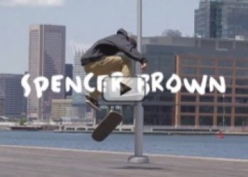 Spencer Brown Vú skateshop part je technická pecička
