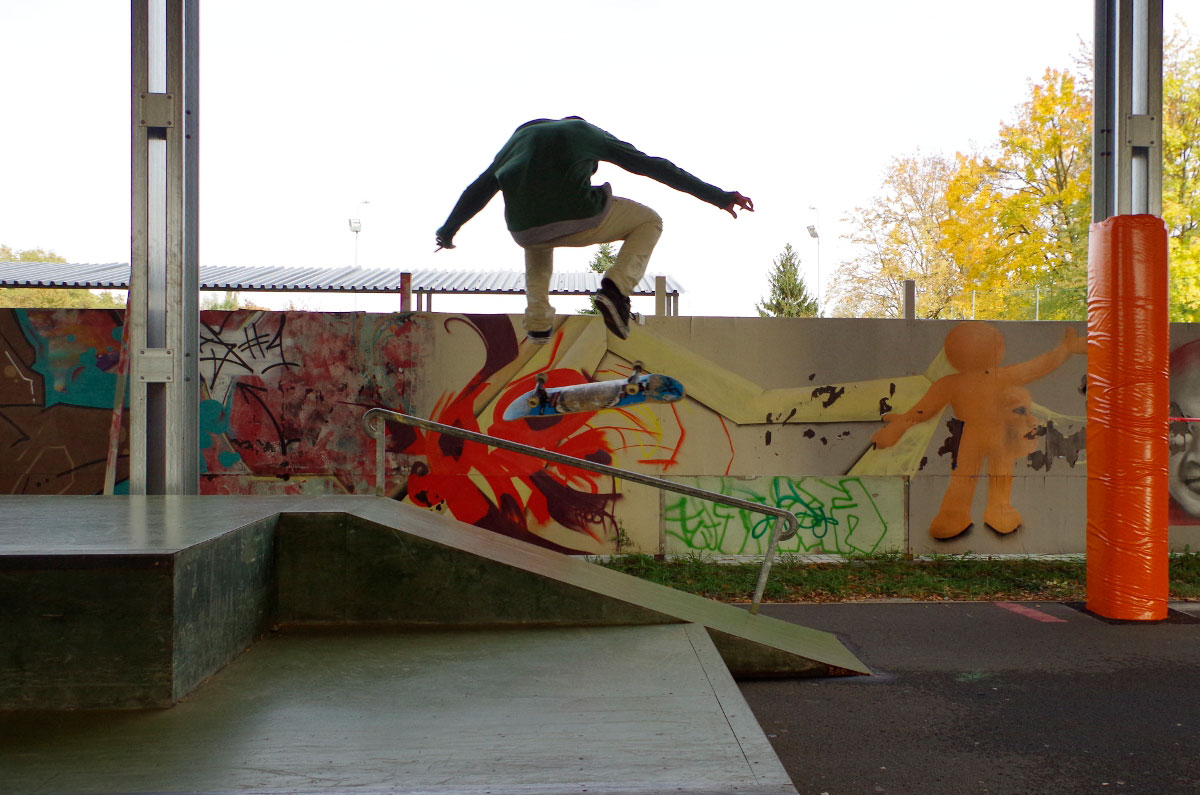 art__IGP3355+ Lukáš Muchna kickflip over the gap. / foto: Lukáš Doležal