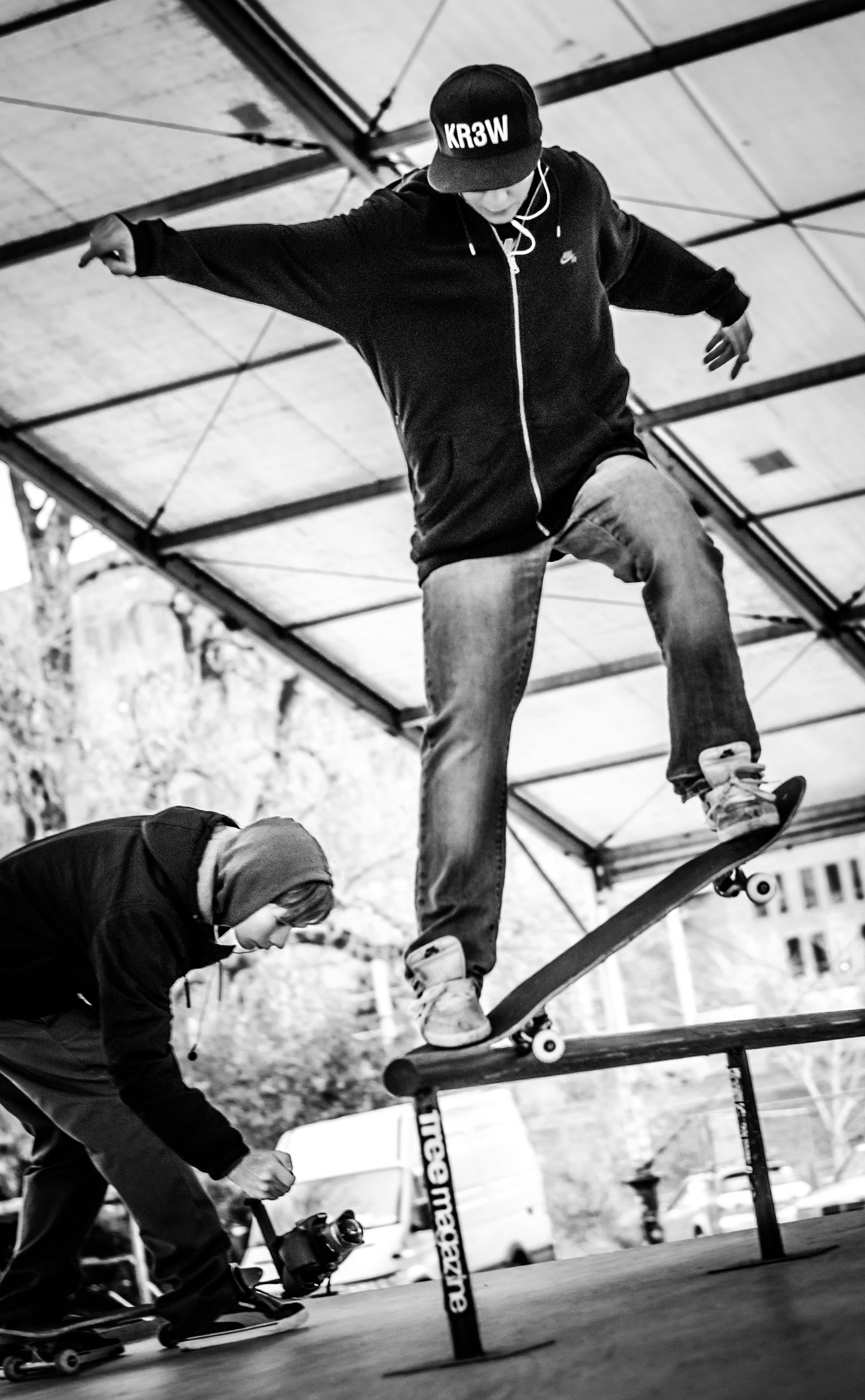 art_vrchol3 Pepa Tipanic crooked grind. / foto: Dan Seman