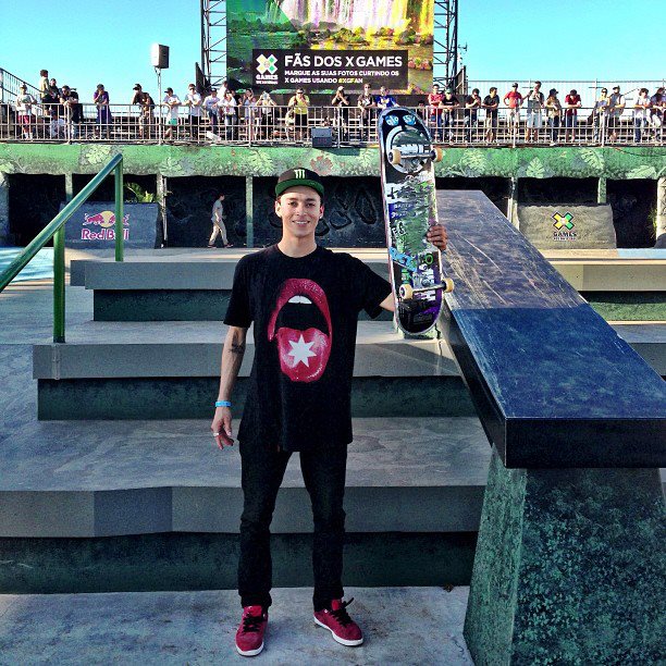 Vítěz první letošní Street League Nyjah Huston Vítěz první letošní Street League Nyjah Huston