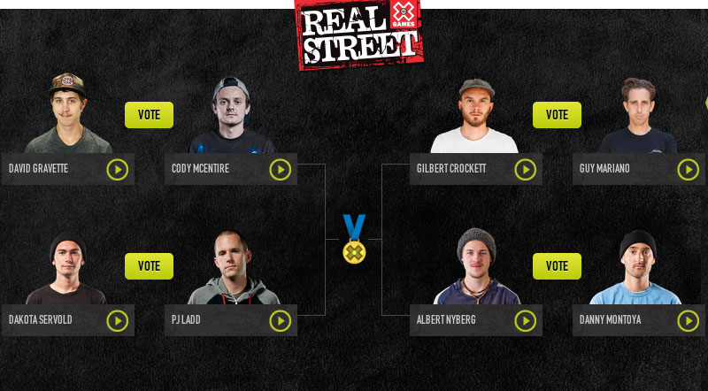 xgames Přehled všech battles.