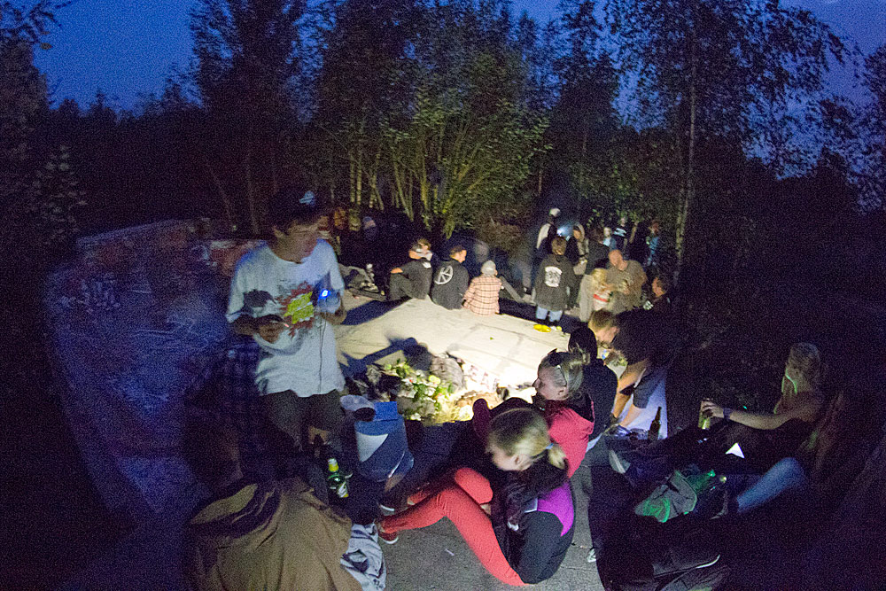 Padla noc, začaly se dít věci. Foto: Daniel Dauš Padla noc, začaly se dít věci. Foto: Daniel Dauš