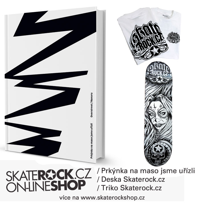 shopoffer Kniha Prkýnka na maso jsme uřízli na Skaterockshopu!