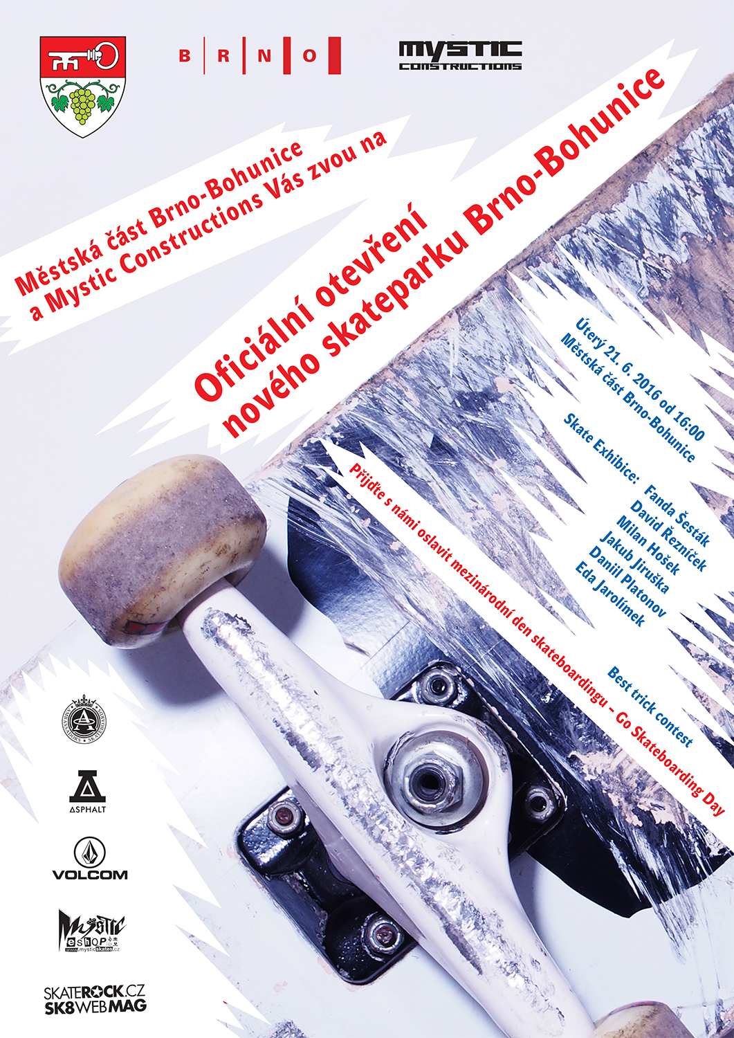 Ovíračka skateparku Bohunice. Ovíračka skateparku Bohunice.