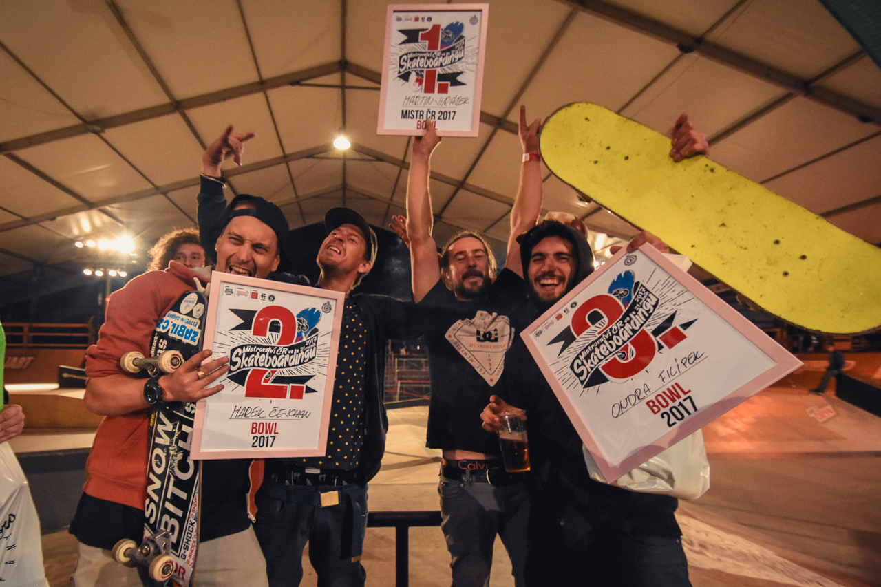 MCR_mistrcrBowl Vítězové kategorie bowl MČR 2017. / foto: Vašek Žalud
