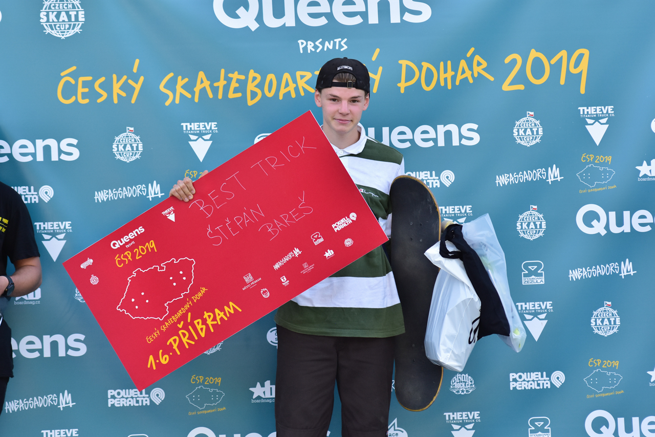 Best trick man, Štěpána Bareš. / Foto: Vašek Žalud